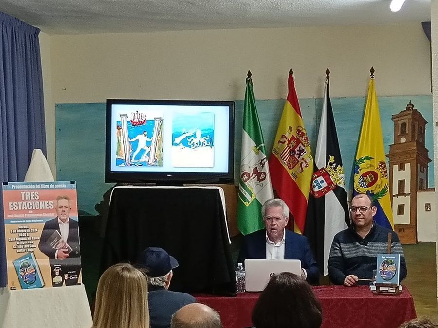 José Antonio Pleguezuelos presenta en la Casa de Ceuta en Algeciras su poemario "Tres Estaciones" 