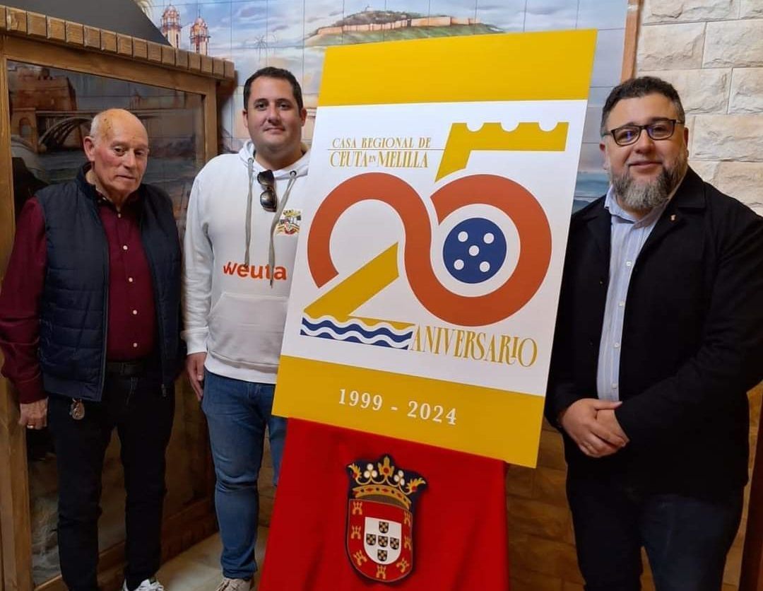 La Casa de Ceuta en Melilla presenta el logo de su 25º Aniversario