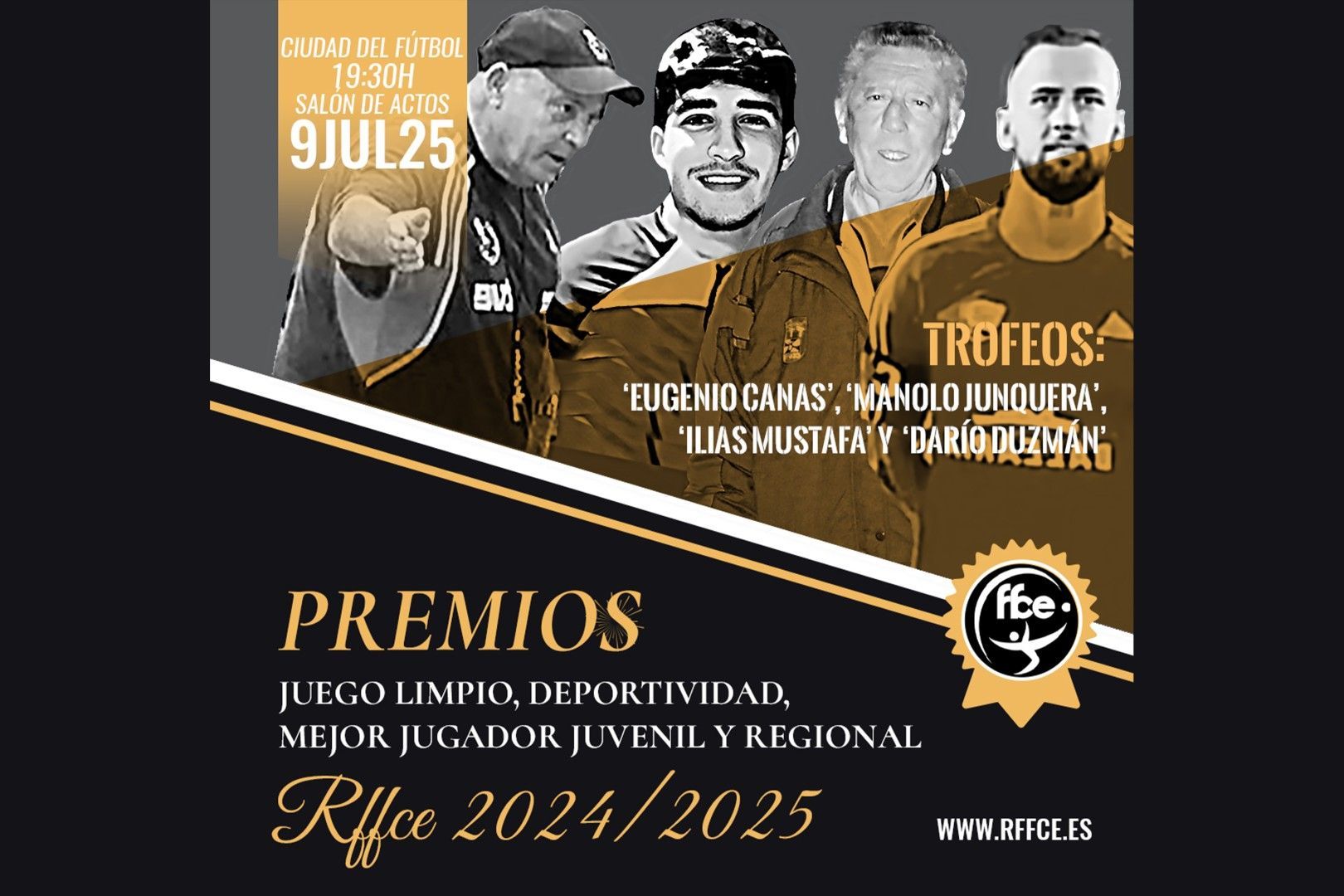 La Federación de Fútbol entregará el próximo miércoles los premios al juego limpio y a la deportividad