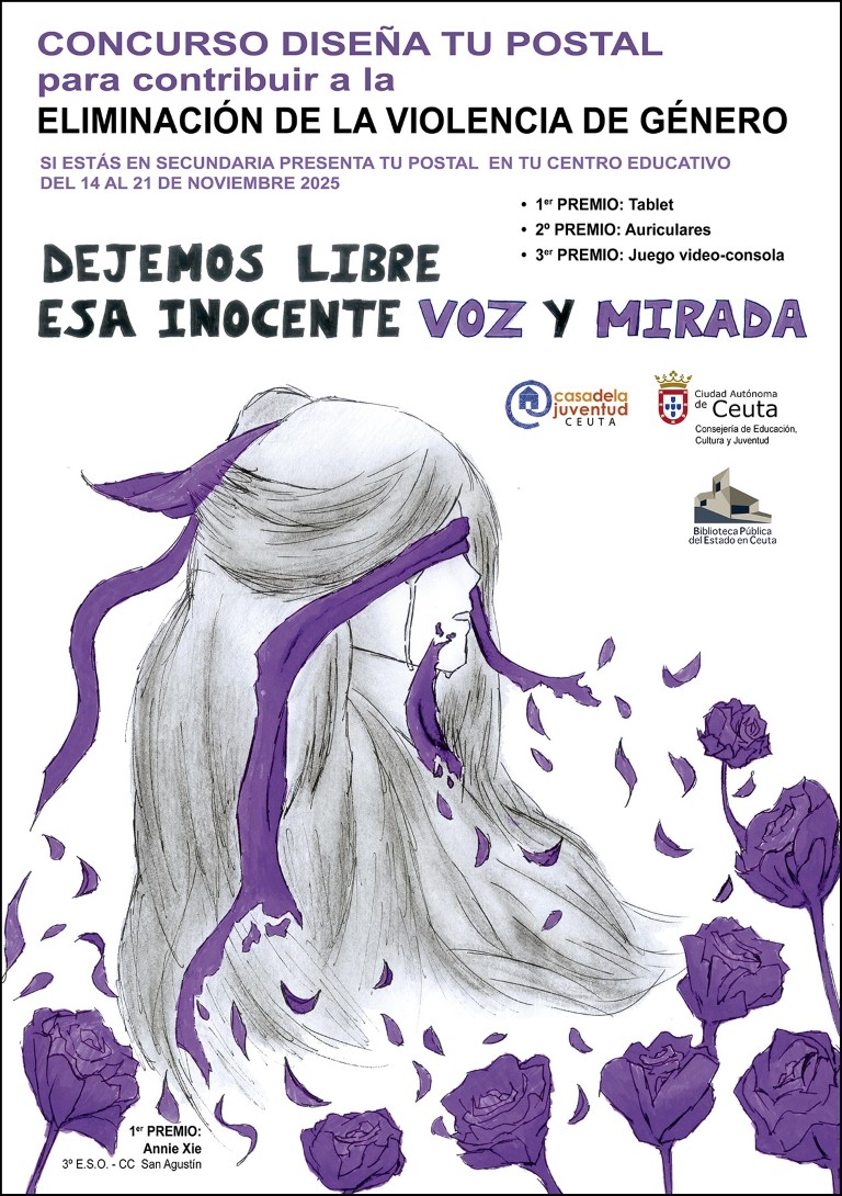 Ya se conocen los premiados en el concurso "Diseña tu postal para contribuir a la eliminación de la Violencia de Género"