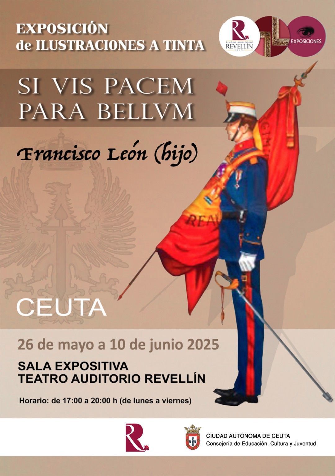 La sala del Auditorio del Revellín acogera la Exposición de Francisco León
