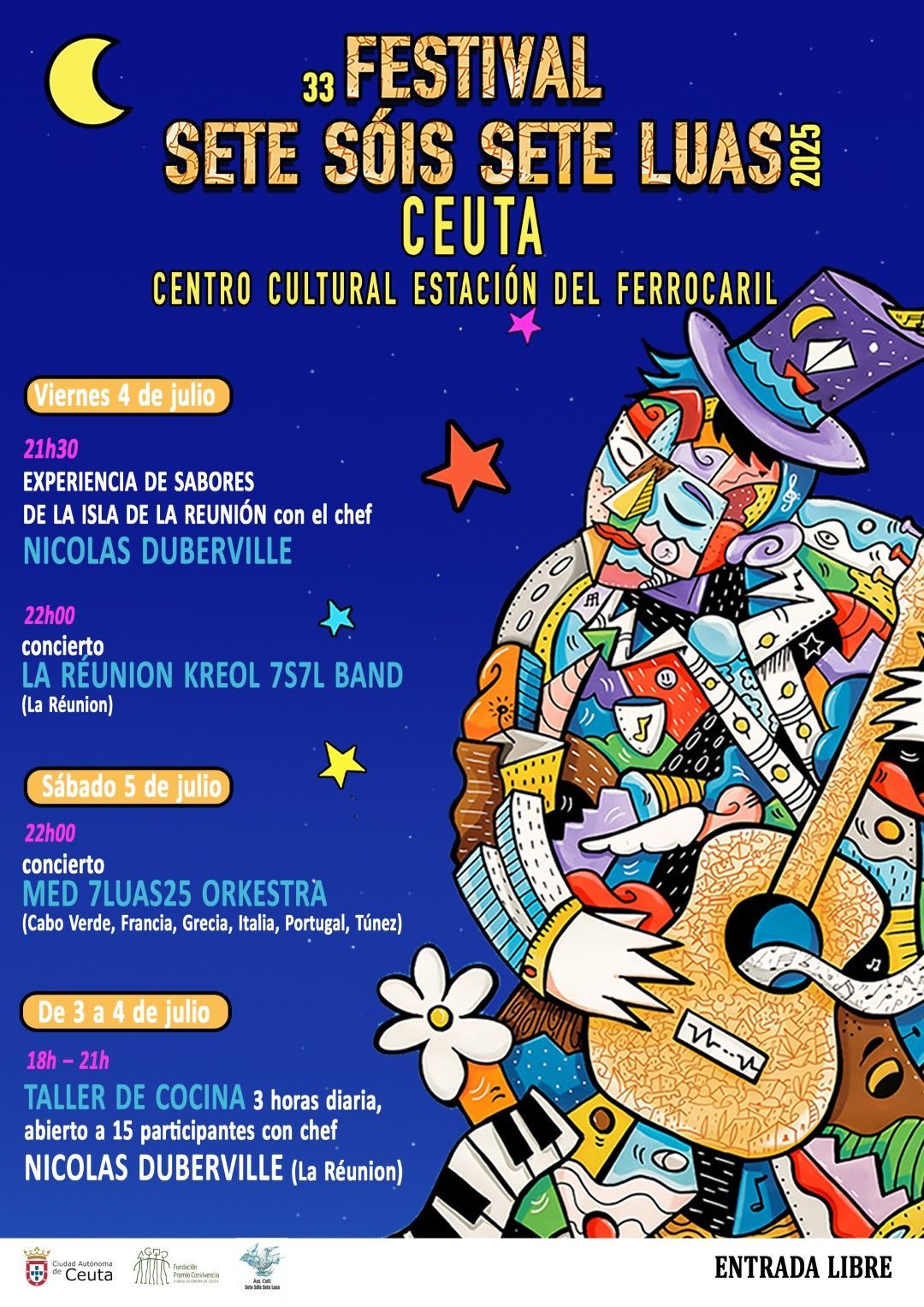 Todo listo para una nueva edición en Ceuta del Festival Sete Sois Sete Luas