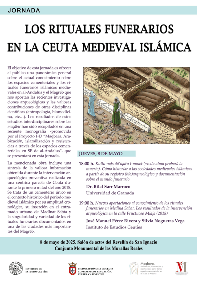 El IEC organiza una jornada sobre los rituales funerarios en la Ceuta Medieval Islámica