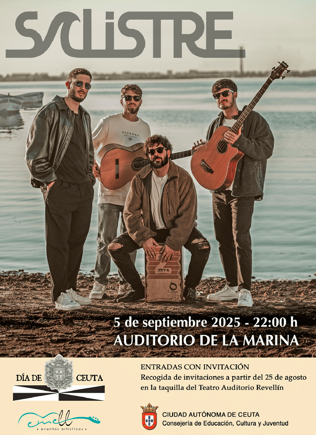 Educación organiza dos conciertos gratuitos por el Día de Ceuta con Francisco y Salistre