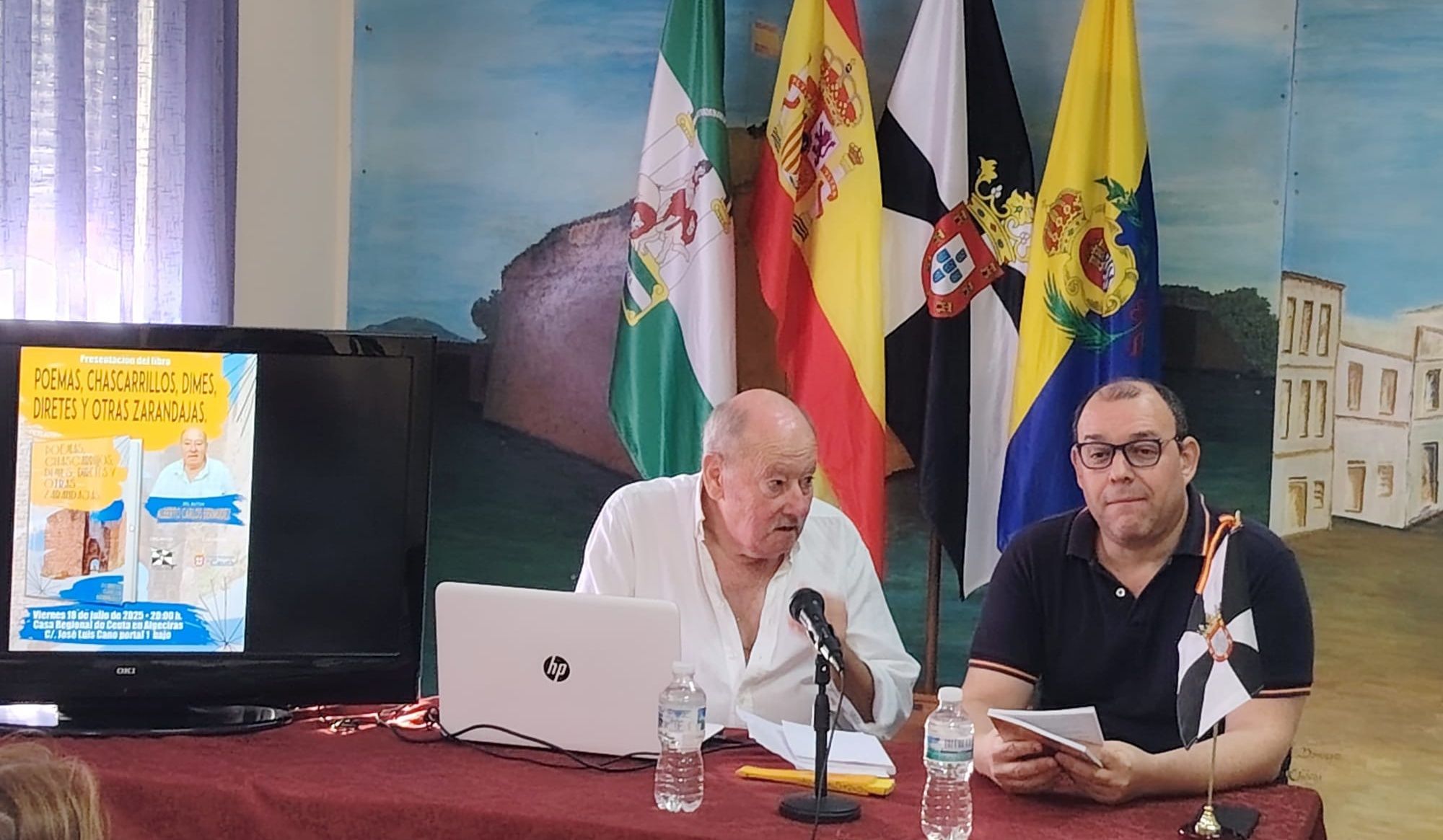 Alberto Carlos Bermúdez presenta su libro en la Casa de Ceuta en Algeciras
