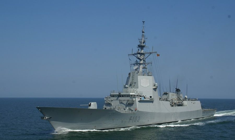 La princesa Leonor abandona Ceuta tras dos días en la fragata Blas de Lezo