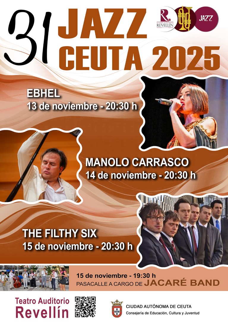 Todo listo para el “XXXI Festival de Jazz Internacional de Ceuta” que arranca este jueves