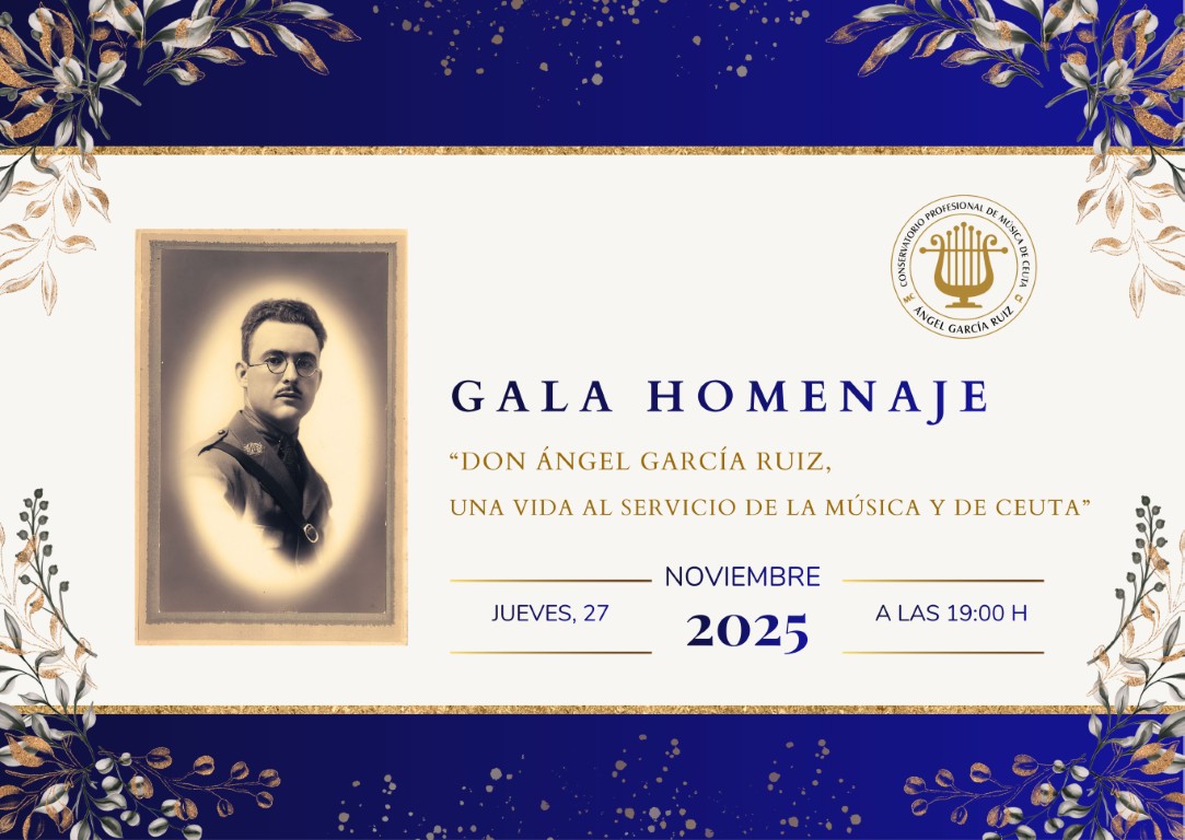 La próxima semana se celebra una gala en homenaje al fundador del Conservatorio de Música, Ángel García