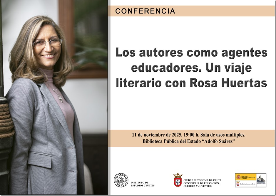 El IEC programa una conferencia con la escritora Rosa Huertas