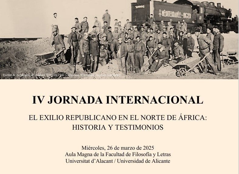 Paco Sánchez participará mañana en una jornada internacional sobre el exilio republicano en el norte de África
