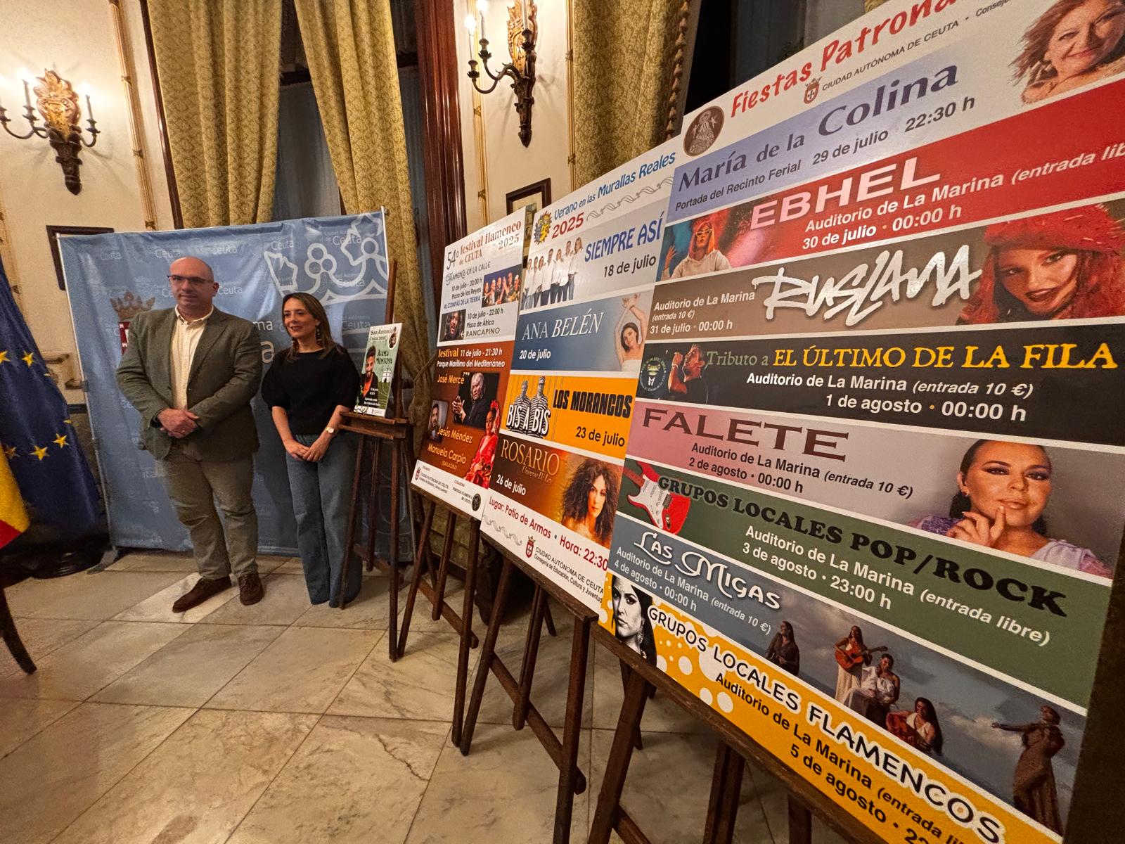 La Ciudad habilitará 300 sillas sin numerar para los conciertos de Siempre Así y de Rosario Flores