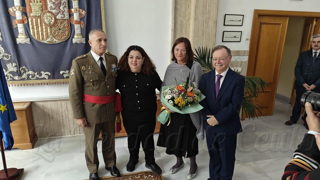 La Delegación del Gobierno despide al comandante general de Ceuta Marcos Llago