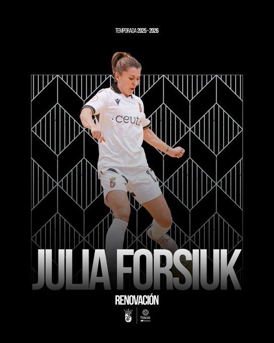 La ucraniana Julia Forsiuk renueva por la AD Ceuta
