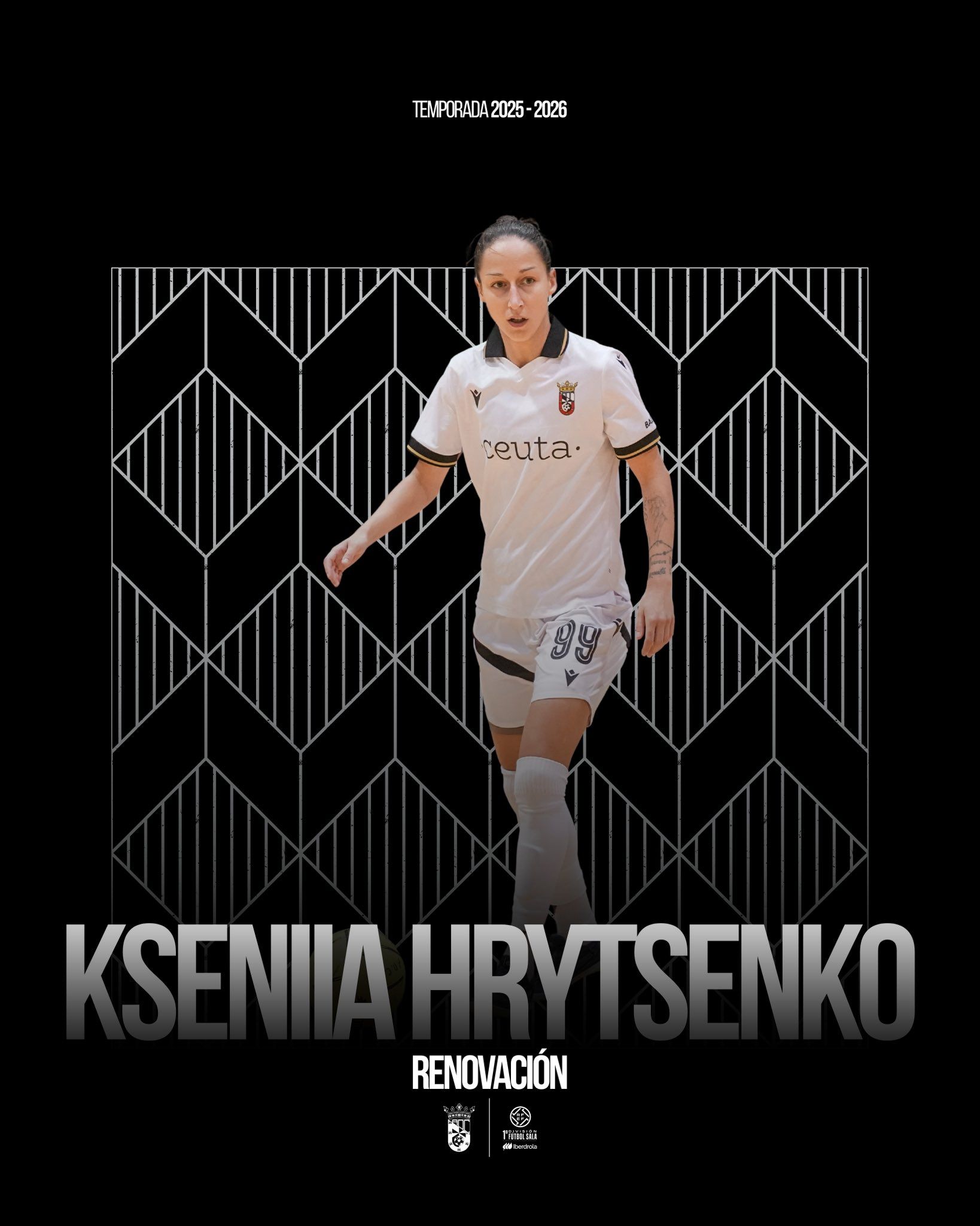 La ucraniana Ksenia seguirá en las filas de la AD Ceuta