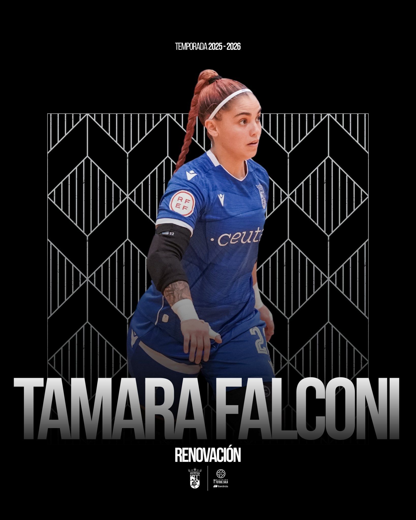 La portera Tami Falconi renueva con la AD Ceuta