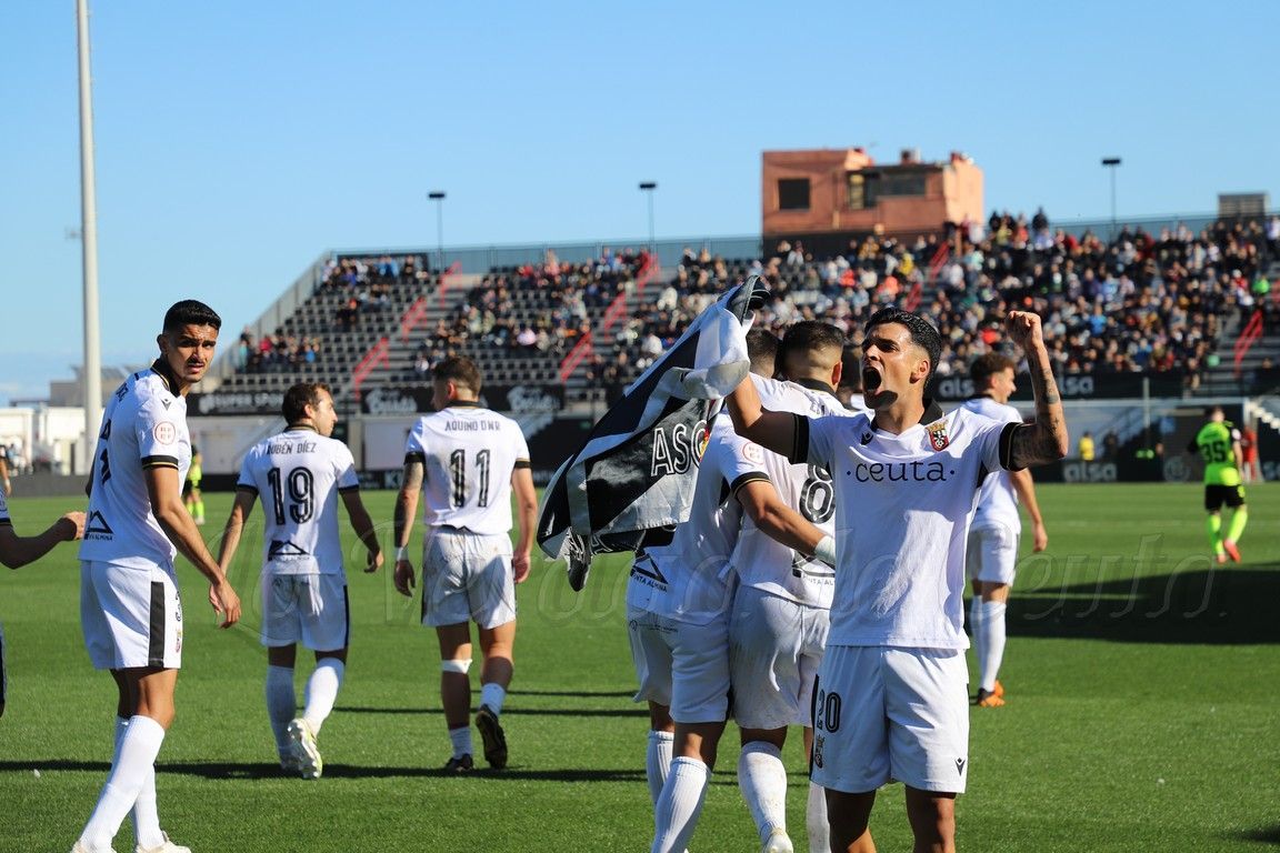 La AD Ceuta FC a mantener su racha invicta frente al Villareal “B”