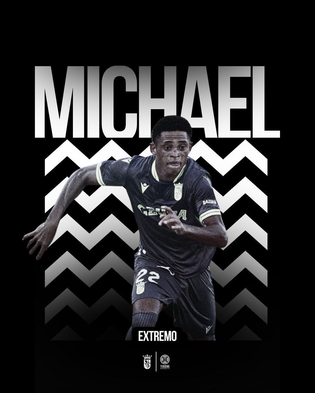 El extremo nigeriano Michael Agbor se une al filial de la AD Ceuta