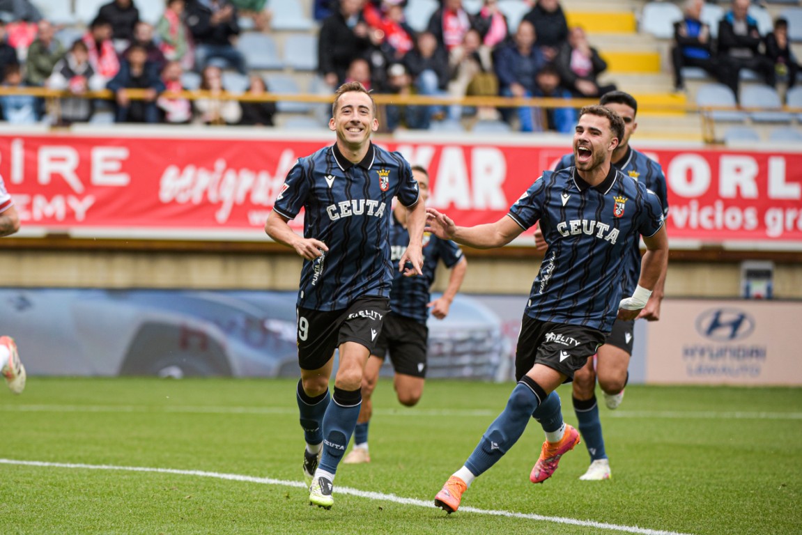 Por fin llega la primera victoria de la AD Ceuta a domicilio ante la Cultural Leonesa (0-1)