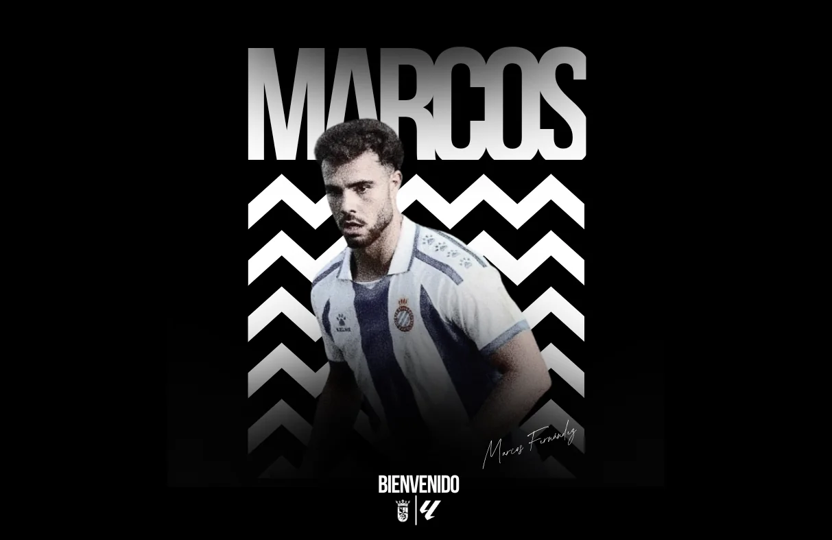 La AD Ceuta FC incorpora a Marcos Fernández cedido por el RCD Espanyol