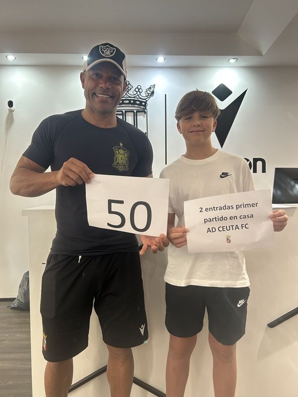 La AD Ceuta FC recauda 1.030 euros para el Proyecto Despertar en Brasil con su sorteo solidario