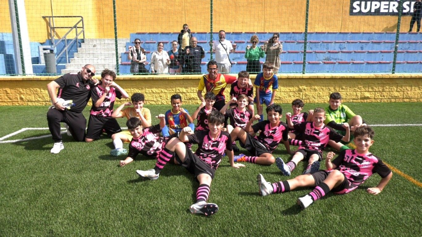 El CD Puerto se proclama campeón en la máxima categoría Alevín de Fútbol 8 