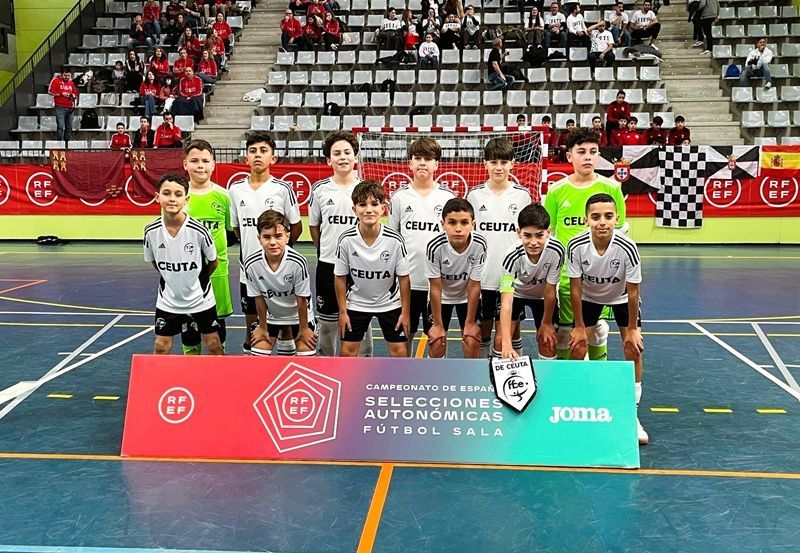 Las selecciones de Ceuta Alevín e Infantil luchan, pero caen ante Murcia y Cataluña en el Campeonato de España