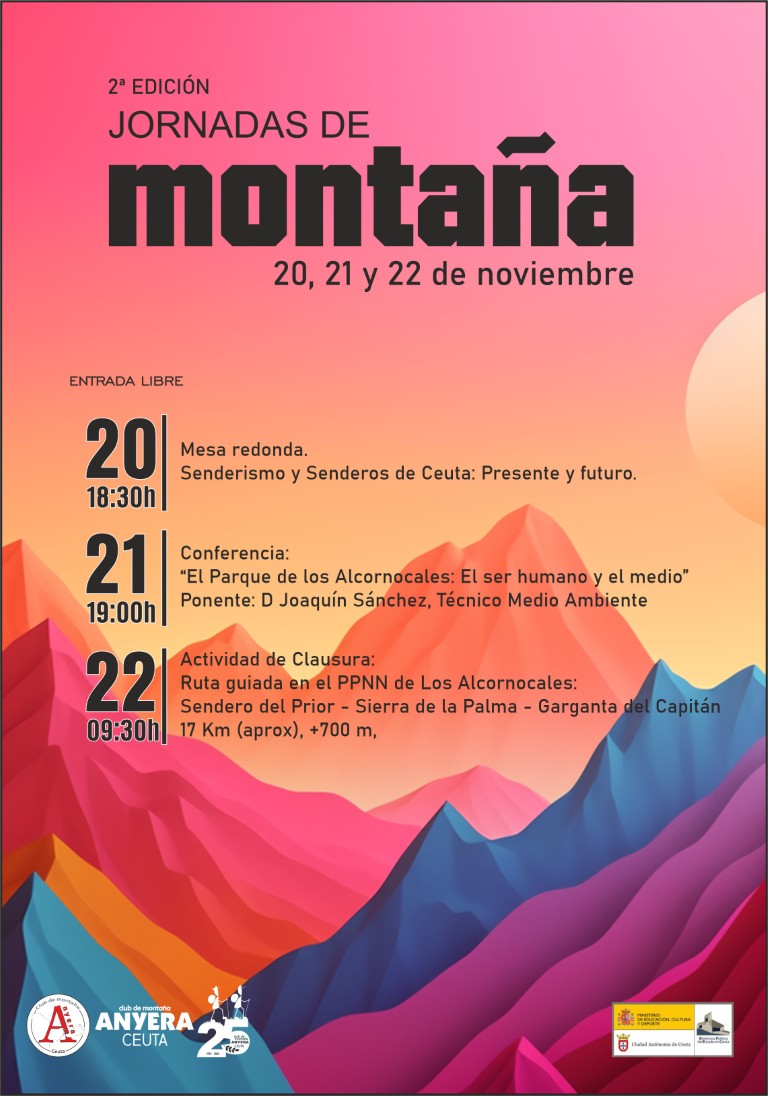El Club Anyera presenta sus II Jornadas de Montaña, que finalizarán el sábado con una ruta en Los Alcornocales