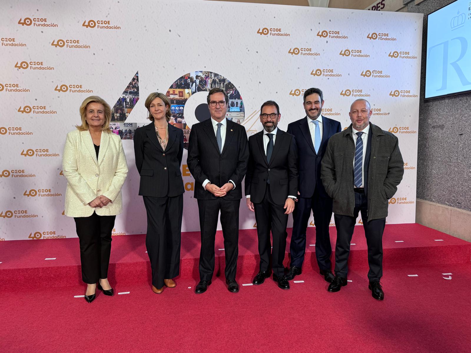 La CECE acude en Madrid a la conmemoración del aniversario de la Fundación CEOE