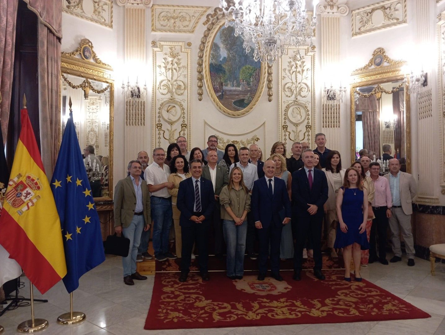 Pilar Orozco recibe al rector de la UNED, Ricardo Mairal