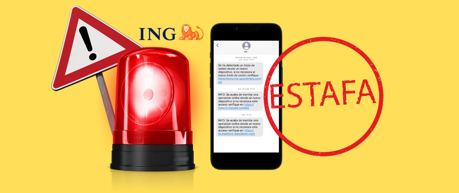Alertan de un nuevo fraude relacionado con ING y falsas transferencias