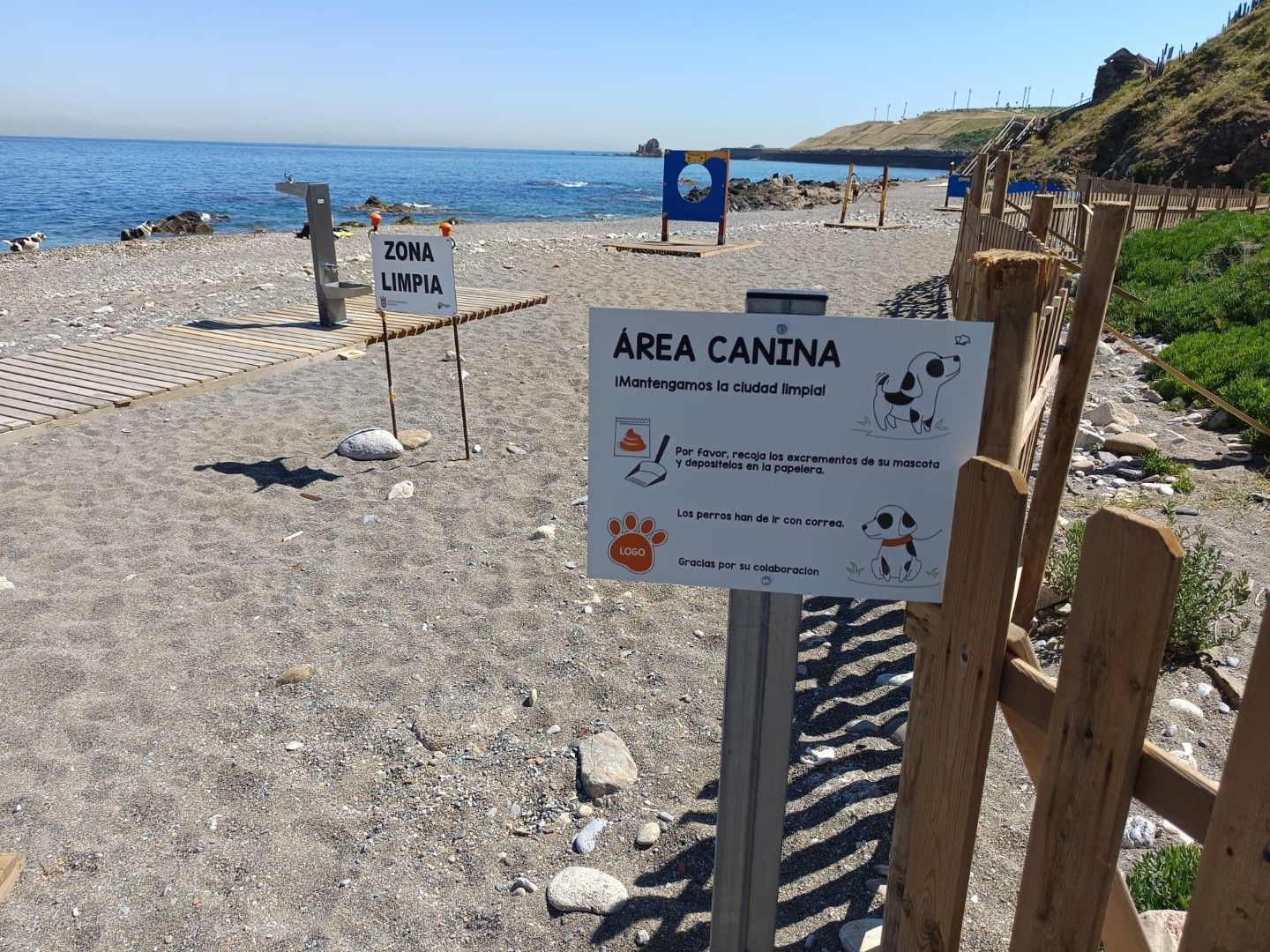 La Ciudad acondiciona la “Playa de las Mascotas”