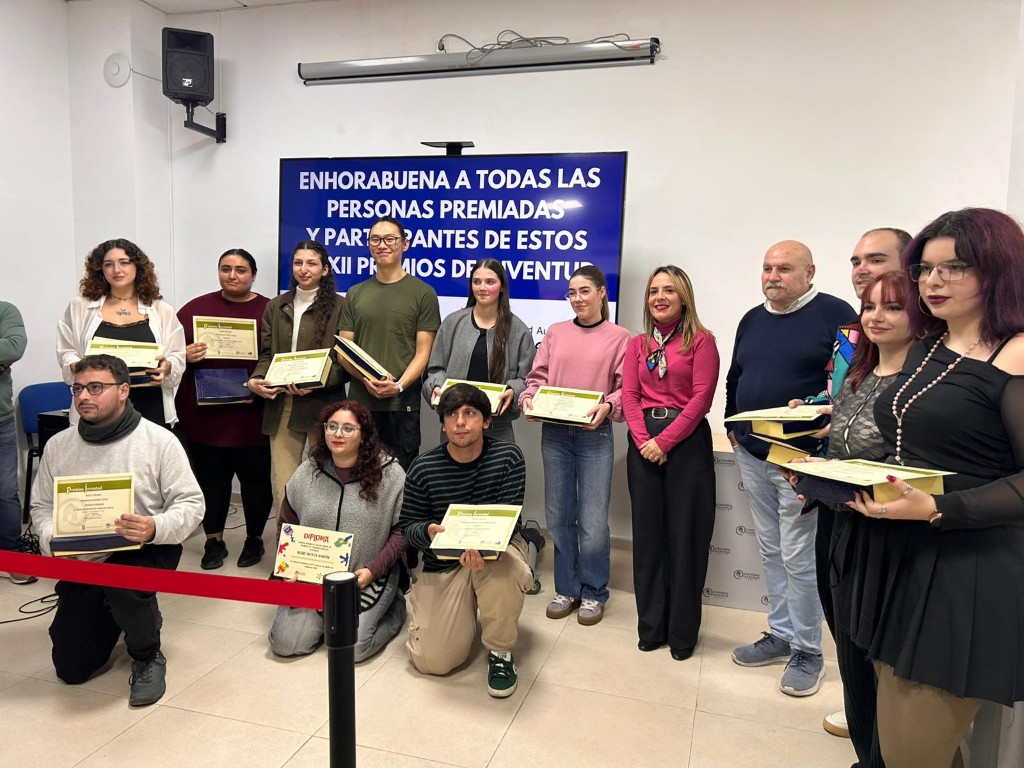 El talento joven toma protagonismo en la entrega de los XXXII Premios de Juventud