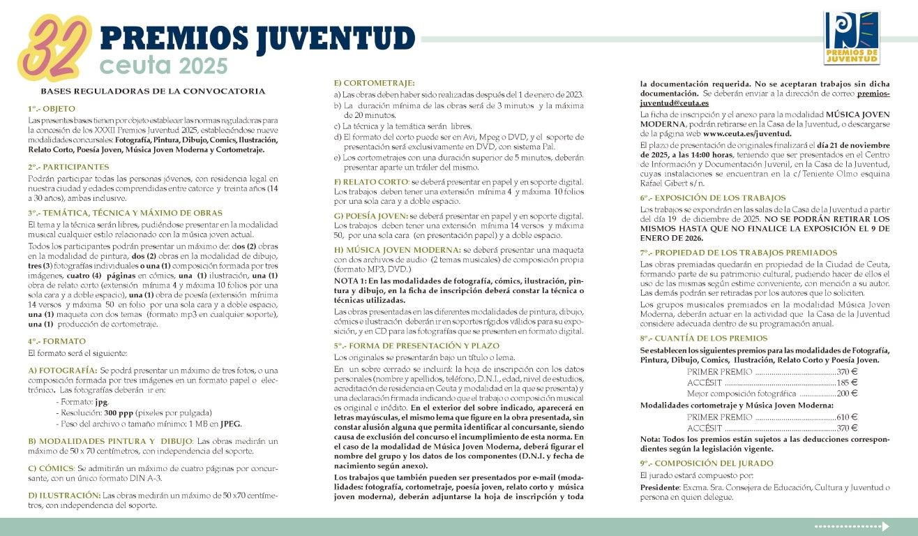Premios Juventud Bases 2