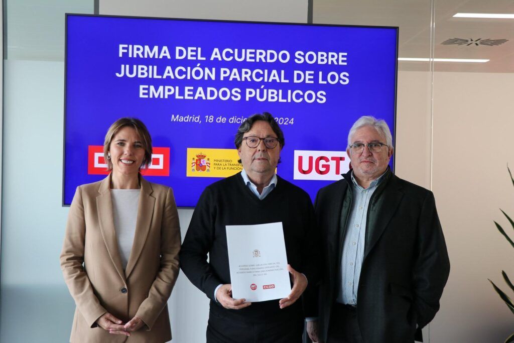 UGT y CCOO logran la recuperación de la jubilación parcial para el funcionariado