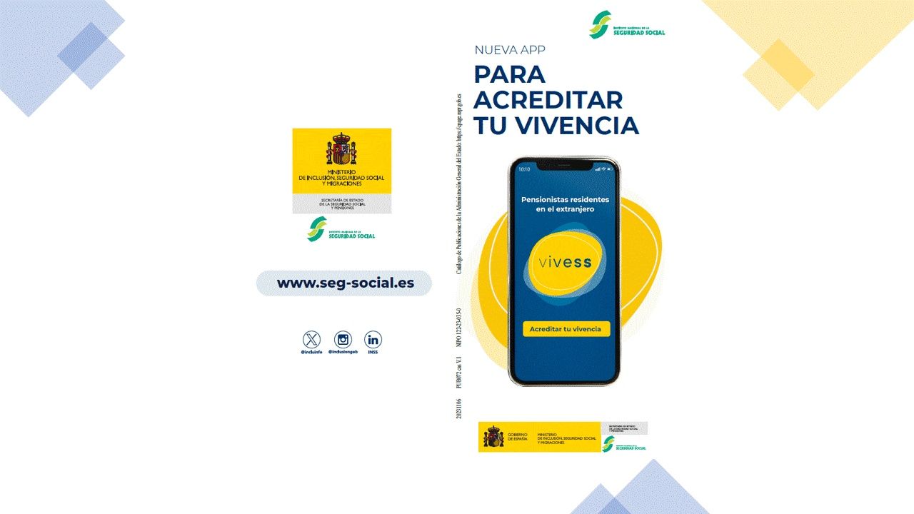 Los pensionistas residentes en el extranjero pueden acreditar su vivencia desde el 1 de enero hasta el 31 de marzo