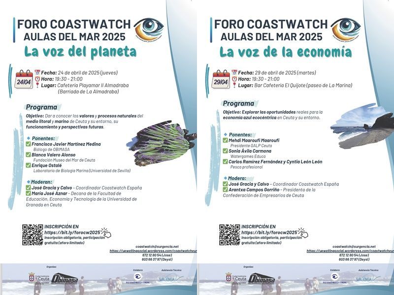 Continúa el programa del Foro Coastwatch Ceuta-Aulas del Mar