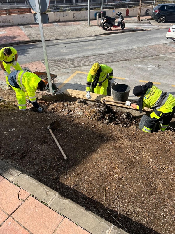 Medio Ambiente intensifica las labores de limpieza y mantenimiento en varias zonas de Ceuta