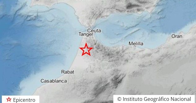 Sentido en Ceuta y varias zonas de Andalucía un terremoto registrado en Tánger