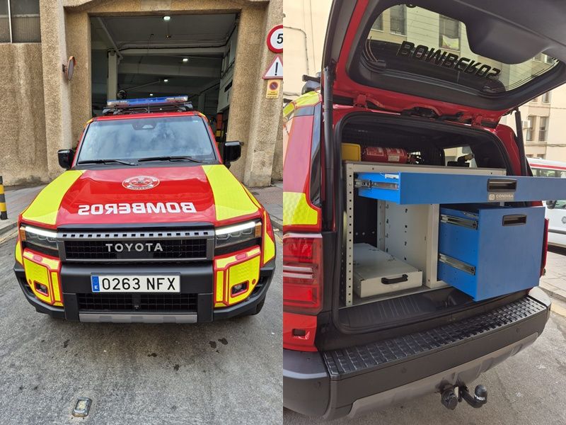 Bomberos recibe un nuevo vehículo para gestión de emergencias