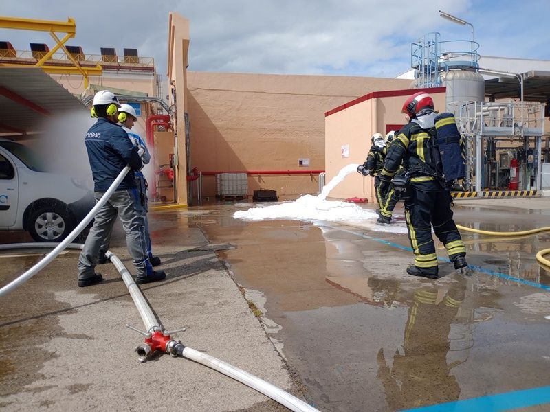 endesa incendios simulacro