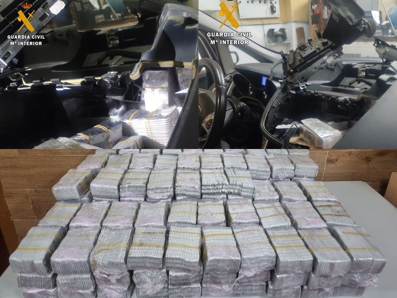La Guardia Civil interviene más de 100.000 comprimidos de Clonazepam