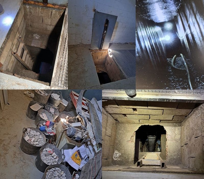 Tensión tras el hallazgo de túnel y la guardia civil precinta la nave