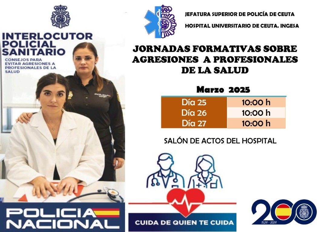 La Policía Nacional organiza unas Jornadas formativas sobre agresiones a profesionales sanitarios