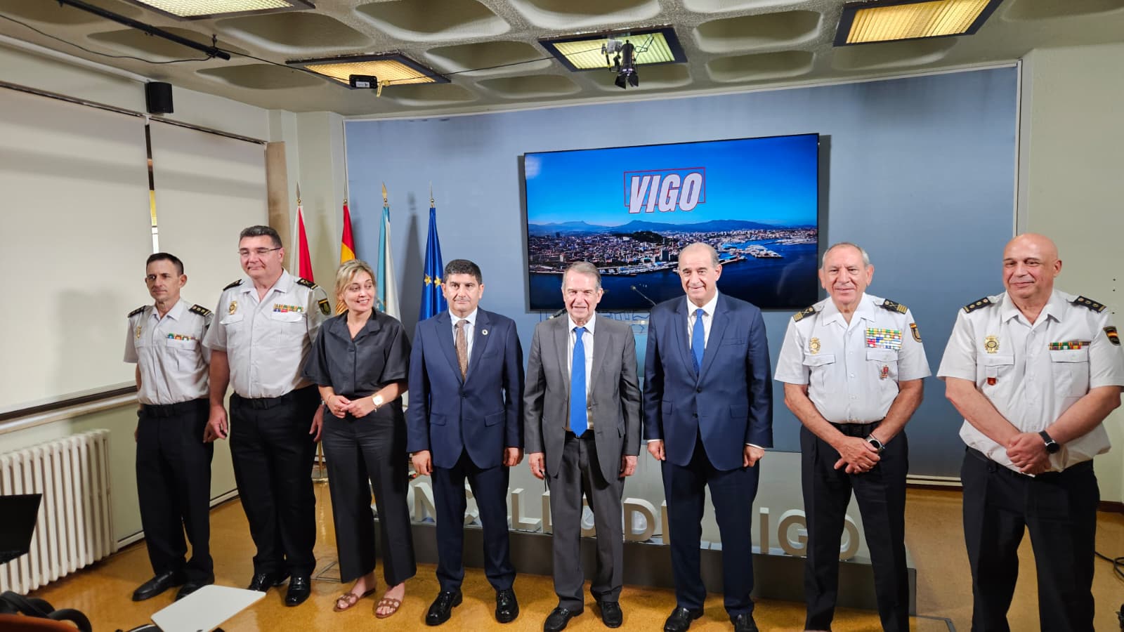 La Policía Nacional elige Vigo como sede de la celebración de los actos centrales del Día de la Policía