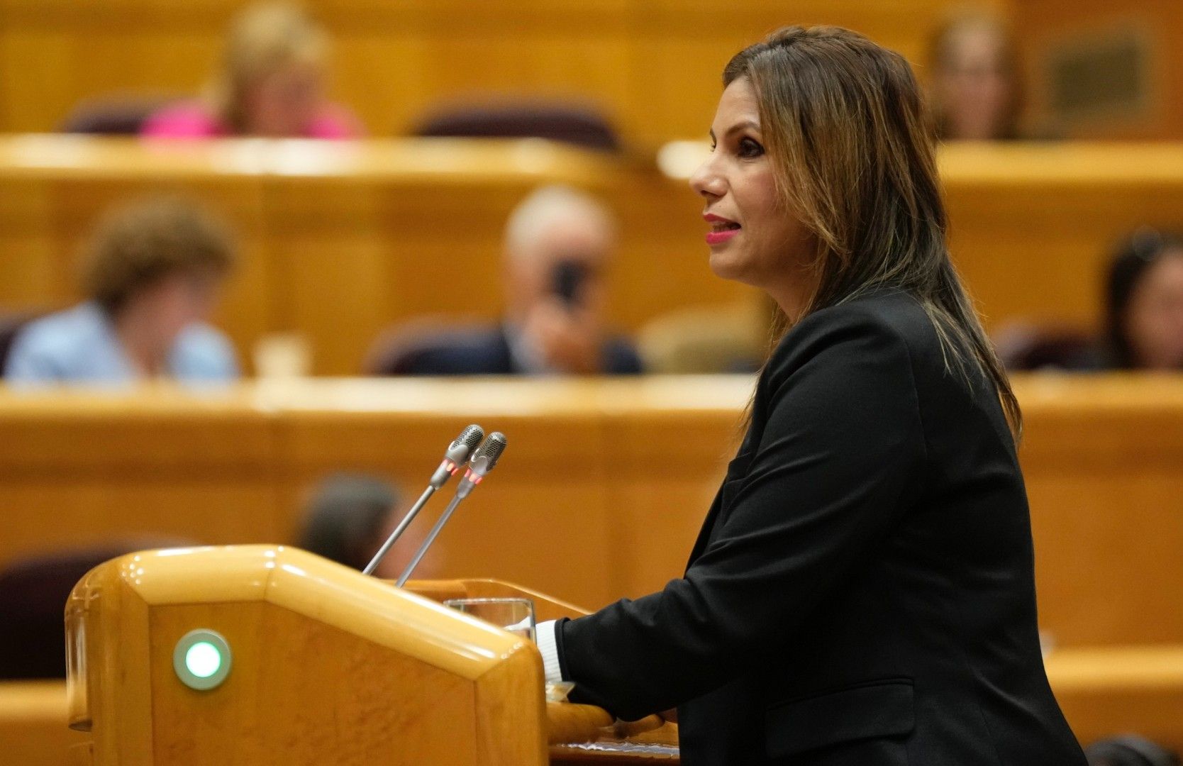 La consejera Nabila Benzina participa en la Comisión General de CCAA en el Senado