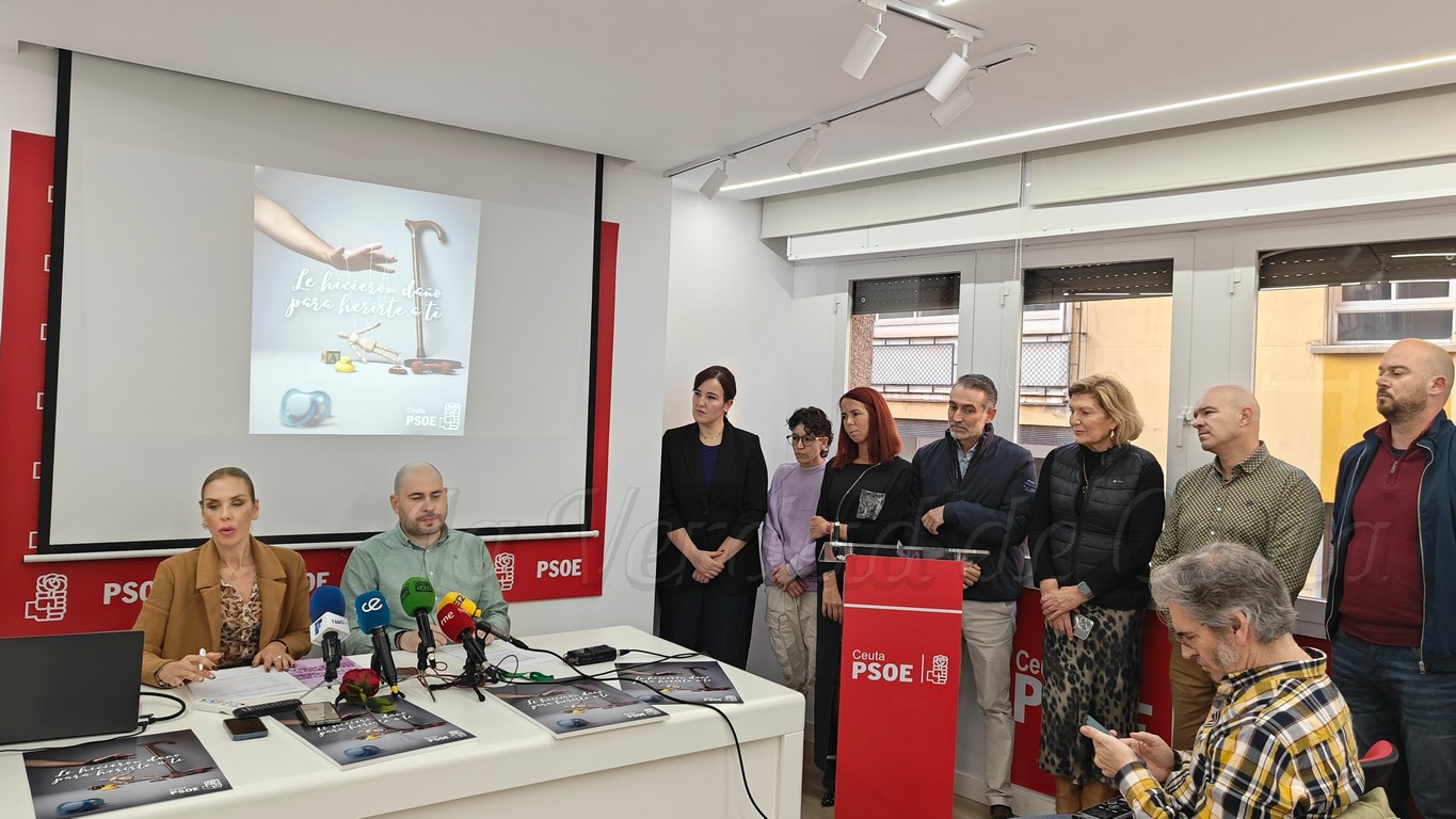 El PSOE de Ceuta apuesta por una campaña del 25N que pone el foco en la violencia vicaria
