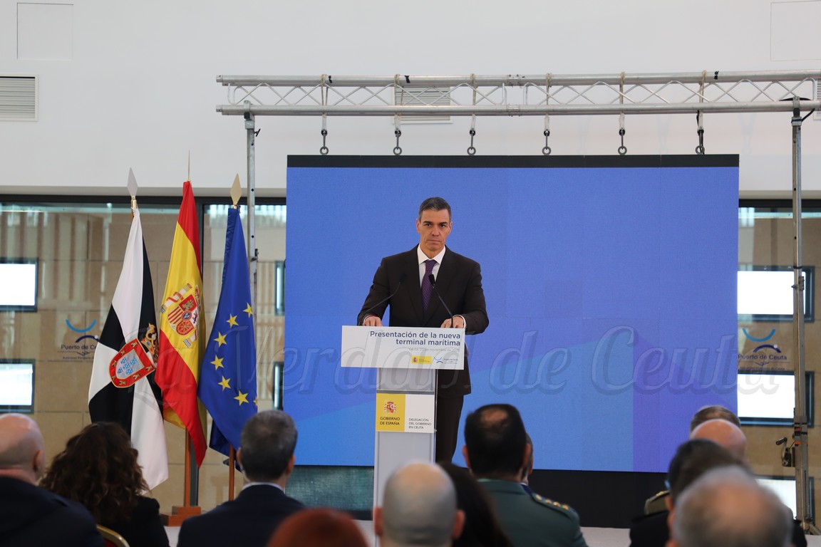 Pedro Sánchez: “Ceuta avanza tan bien gracias al compromiso del Gobierno de España”