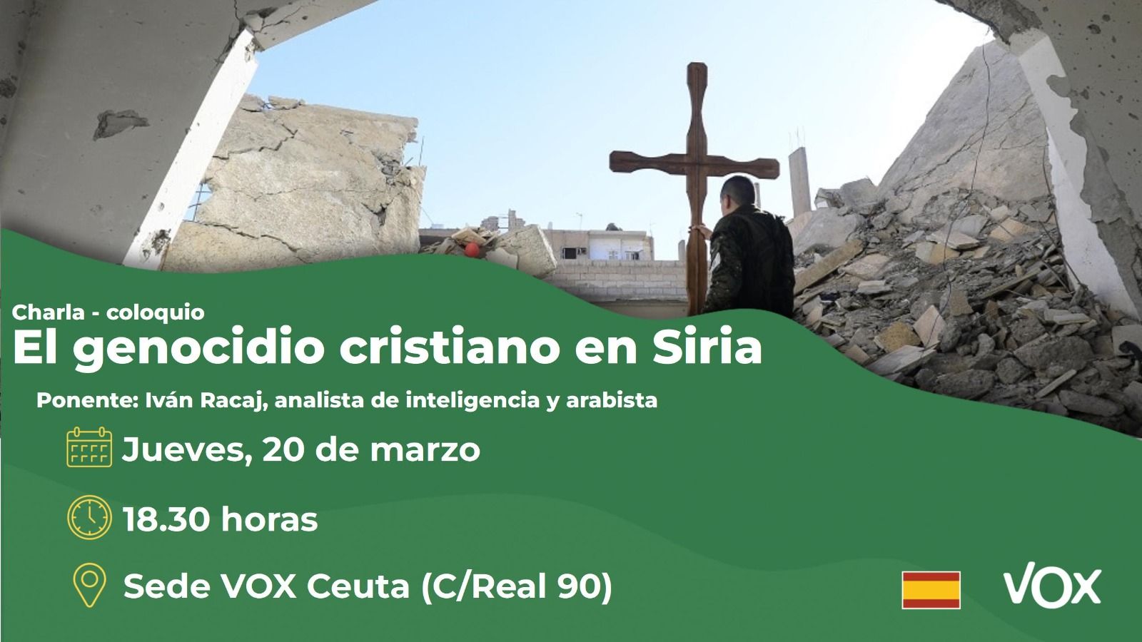 VOX aborda en una charla el genocidio cristiano en Siria