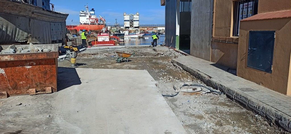 Obras lonja pesquera 1