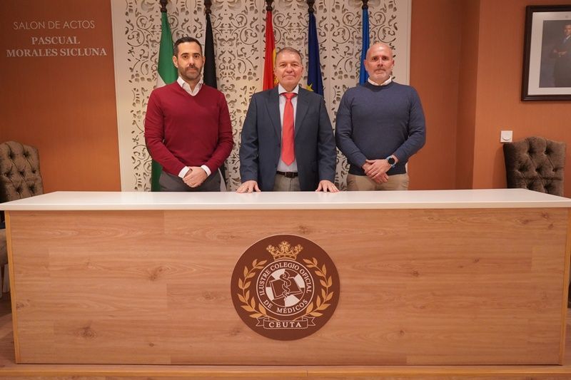 El Colegio de Médicos y Mutual Médica refuerzan su compromiso con los facultativos de Ceuta